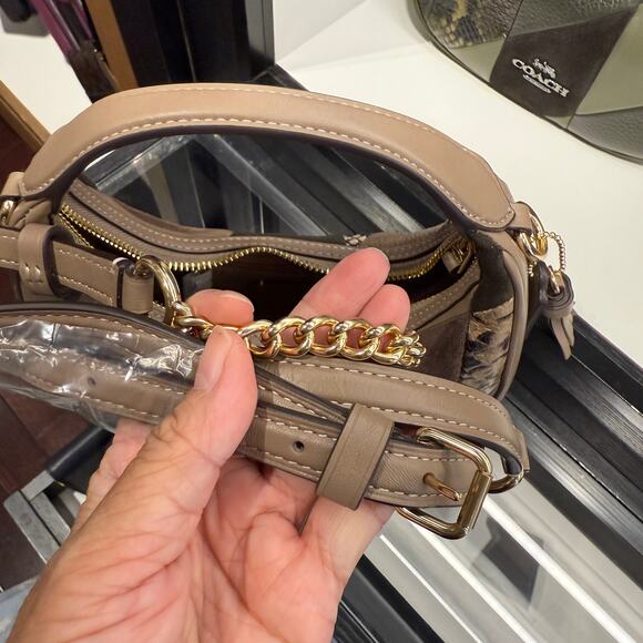 Coach Carmen Mini Crossbody Bag in Patchwork CCE64 CCE62 - Picture 14 of 15